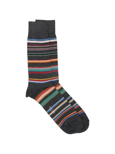 Paul Smith Martin Striped Socks In Multi