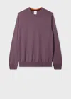 Paul Smith Mauve Cashmere Crew Neck Sweater Purple In Purple