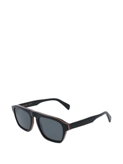 Paul Smith Mecleod Rectangle-frame Sunglasses In Blue