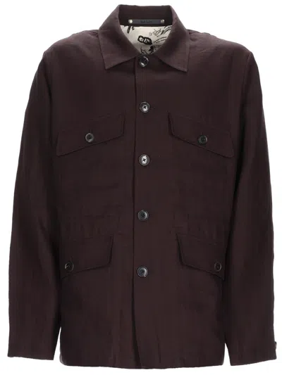 Paul Smith Men's 100% Linen Sports Jacket In Multi