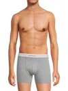 Paul Smith Men's 3-pack Logo Band Boxer Briefs In Gray