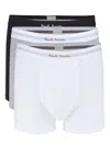 Paul Smith 3-pack Mens Signature Waistband Mixed Trunks In Multi