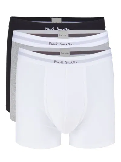 PAUL SMITH MEN'S 3-PACK LOGO BOXER BRIEFS