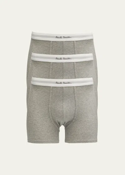 PAUL SMITH MEN'S 3-PACK LONG LEG TRUNKS