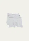 Paul Smith 3 Pack Solid Trunks White Xl In White
