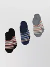 Paul Smith Men Ankle Socks Organic Cotton Blend In Blue
