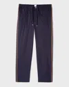 Paul Smith Men's Artist Stripe Pajama Set In Navy