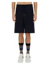 Shop Paul Smith Men's Bermuda Sweatshirt Shorts In Blue