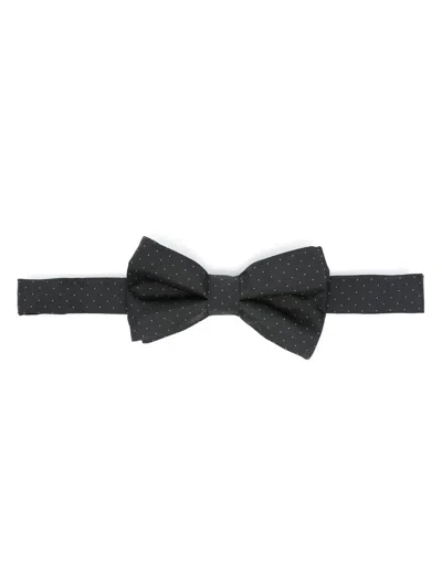 Paul Smith Men Bowtie Micro Dots Accessories In Black