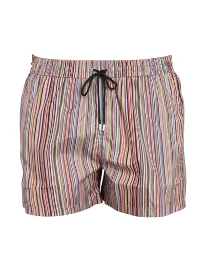 Paul Smith Men Boxer Swimsuit In Multi