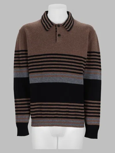 Paul Smith Men's Cashmere Polo Shirt In Brown
