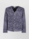 Paul Smith Men's Collarless Chore Jacket In Blue
