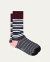 Paul Smith Pool Stripe Socks In Multi