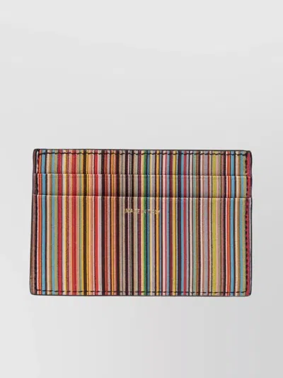 Paul Smith Men's Compact Striped Cardholder Wallet