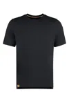 Paul Smith Logo-tag Cotton T-shirt In Black