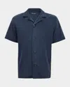 Paul Smith Men's Cotton Terry Short-sleeve Shirt In Multi
