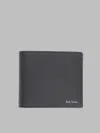 Paul Smith Compact Logo Wallet Bi Fold Design In Black