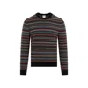Paul Smith Pattern-intarsia Knitted Jumper In Multicolour