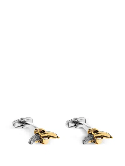 Paul Smith Men Cufflink Banana In Gold