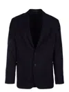 Paul Smith Structured Notch Lapel Jacket In Black