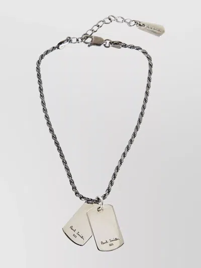Paul Smith Men Double Tag Bracelet