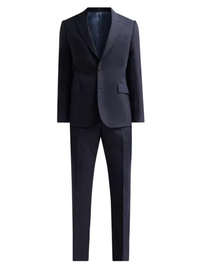 Paul Smith Men's Gents Tailored 2-button Linen Suit In Black