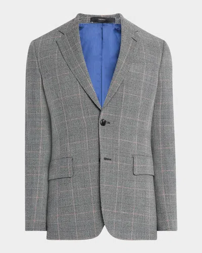 Paul Smith Men's Glen Check Sport Coat In Melange