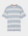PAUL SMITH MEN'S GRADIENT STRIPE CREWNECK T-SHIRT