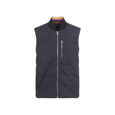 PAUL SMITH MEN'S HYBRID DOWN GILET