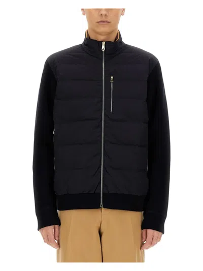 PAUL SMITH MEN'S HYBRID DOWN JACKET