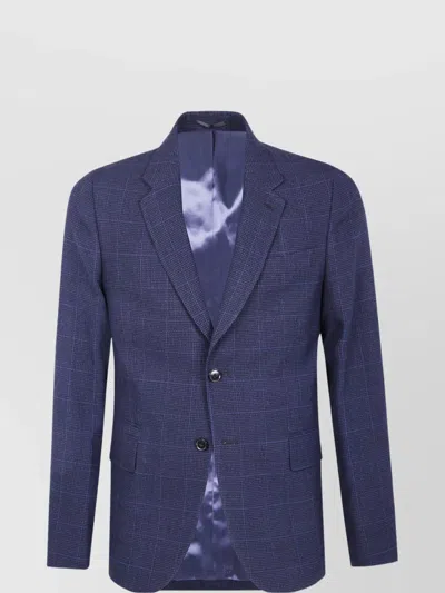 PAUL SMITH MEN'S JACKET WITH NOTCH LAPEL AND POCKETS