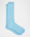 PAUL SMITH MEN'S JEREMY POLKA DOT CREW SOCKS