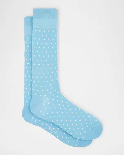 PAUL SMITH MEN'S JEREMY POLKA DOT CREW SOCKS