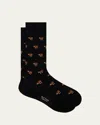 Paul Smith Men's Karim Cat Crew Socks
