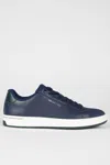 Paul Smith Men's Leather Albany Sneakers In Navy In Blue