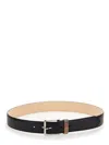 Paul Smith Men's Leather Belt In Black