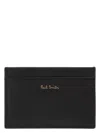 Paul Smith Signature Stripe Cardholder In Black