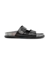Paul Smith Leather Sandals In Black