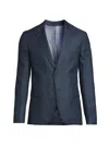 Paul Smith Men's Linen-wool Two-button Jacket In Multi