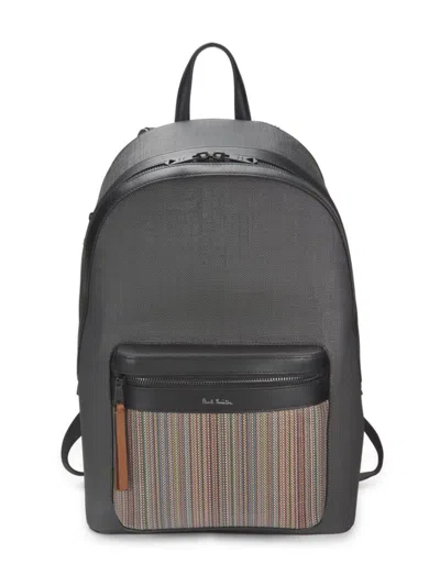 Paul Smith Men's Logo Backpack In Multi