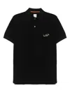 Paul Smith Logo Cotton Polo Shirt In Blue