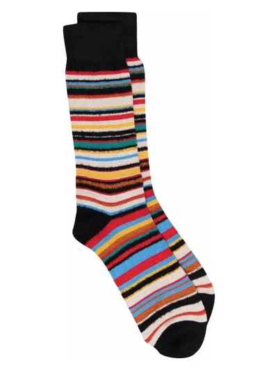 PAUL SMITH MEN'S MEN SOCK TWXTURE STRIPE | SIZE UNICA | M1A800EAF503095