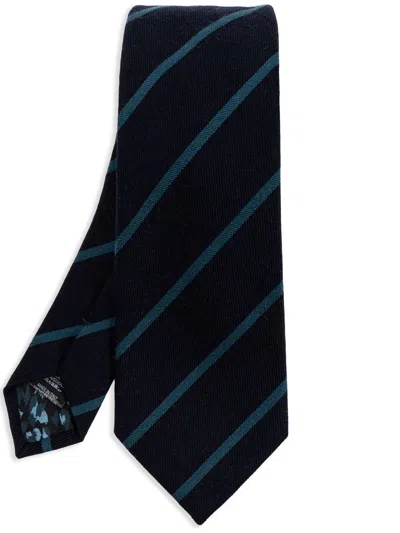 Paul Smith Men Men Tie 8cm Spaced Stripes In Blue