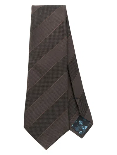 PAUL SMITH MEN'S MEN TIE 8CM TONAL STRIPES