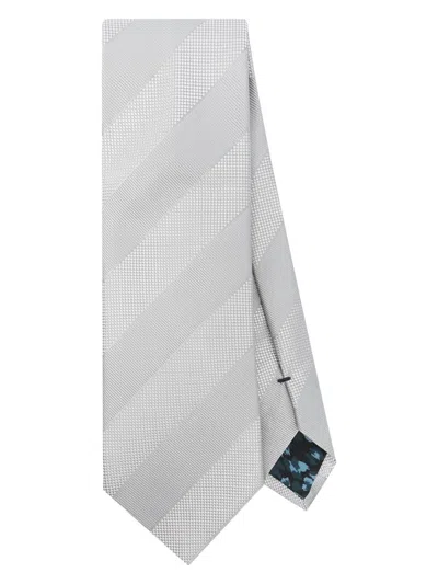 PAUL SMITH MEN'S MEN TIE 8CM TONAL STRIPES