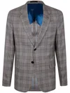 Paul Smith Mens 2 Buttons Jacket In Multicolor
