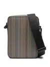 Paul Smith Signature Stripe Messenger Bag In Multicolor