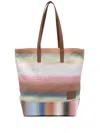 Paul Smith Multicolor Smith Stripe Recycled-cotton Tote In Multicolor