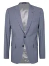 Shop Paul Smith Men's Mens Tailored Fit 2 Buttons Jacket In Blue