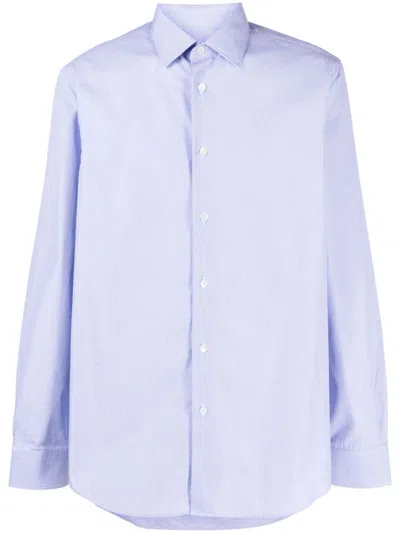 Paul Smith Men Mens Tailored Fit Shirt In Blue